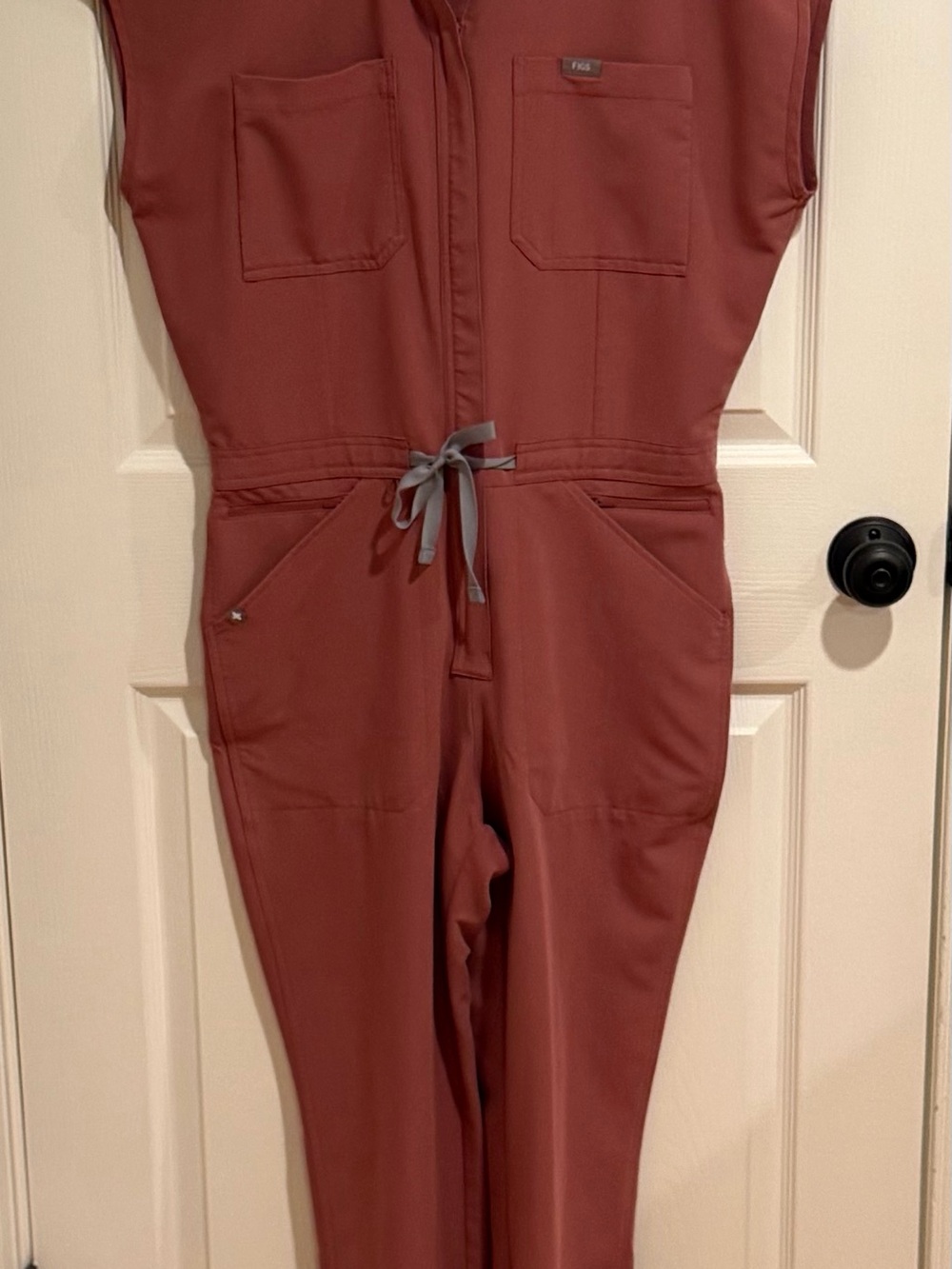FIGS Womens Desert Rose Rafaela Jumpsuit
